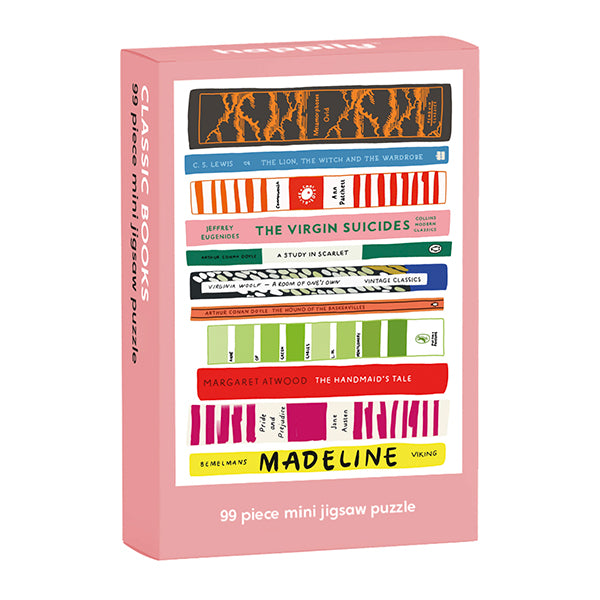 HAPPILY Classics Books - 99 Piece Mini Jigsaw Puzzle