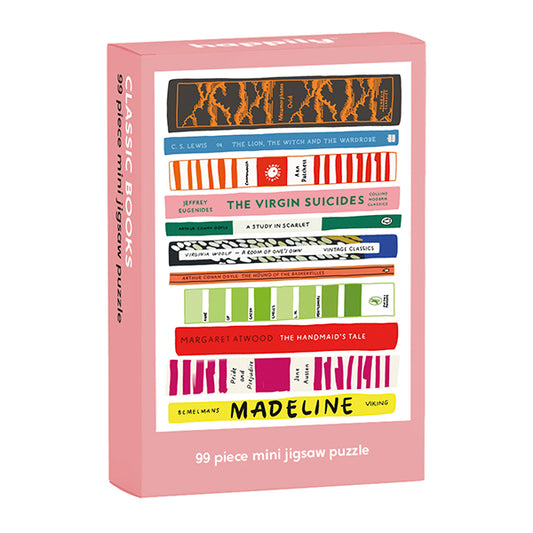 HAPPILY Classics Books - 99 Piece Mini Jigsaw Puzzle