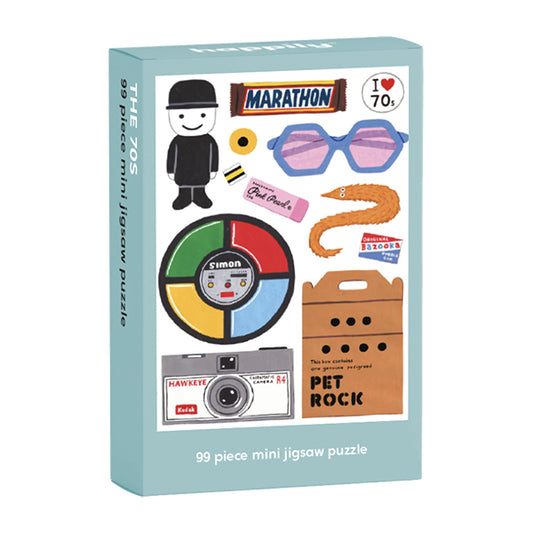 HAPPLIY In the 70s - 99 Piece Mini Jigsaw Puzzle