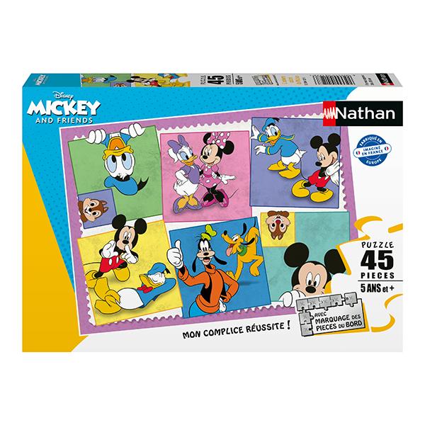 NATHAN, Disney - L'univers coloré de Mickey, 45 pcs