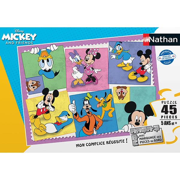 NATHAN, Disney - L'univers coloré de Mickey, 45 pcs