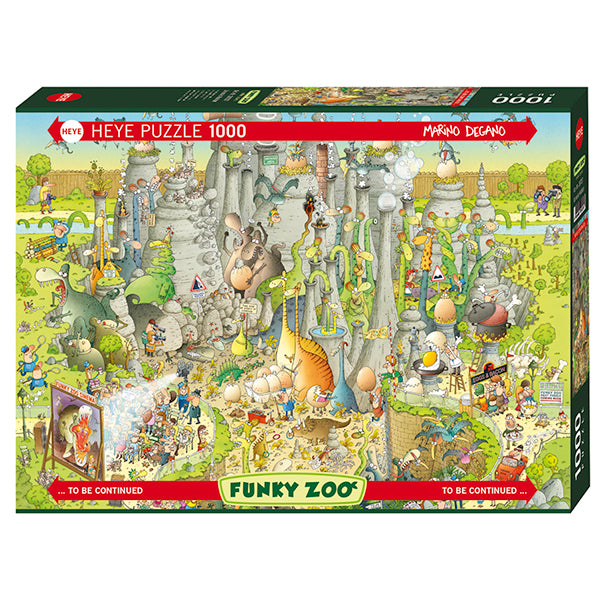 HEYE, Degano, Jurassic Habitat, Funky Zoo, 1000 pcs