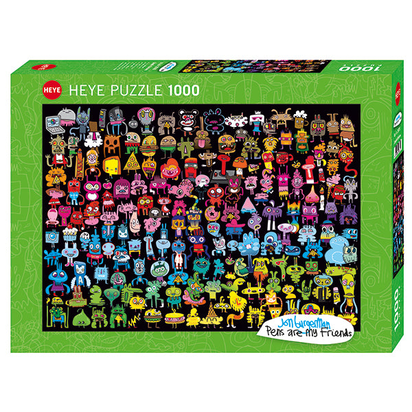 HEYE Burgerman, Doodle Rainbow 1000pcs