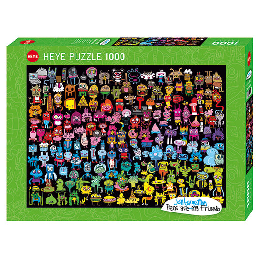 HEYE Burgerman, Doodle Rainbow 1000pcs