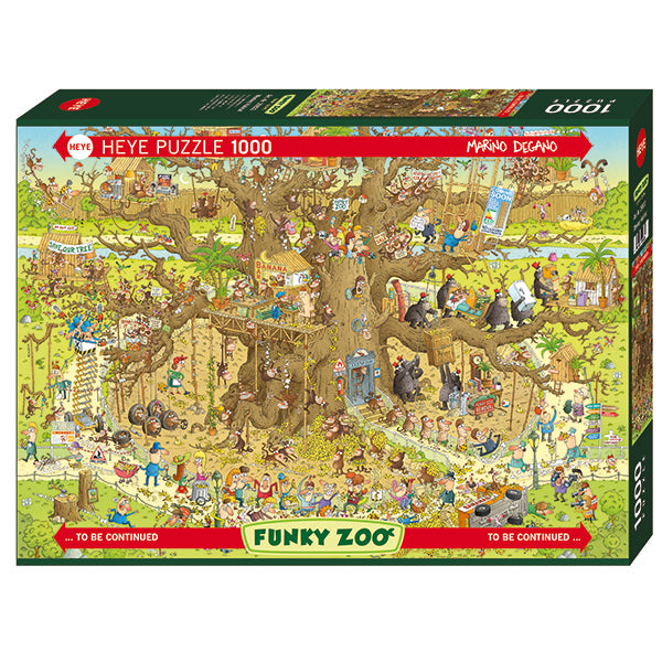 HEYE, Degano, Monkey Habitat, Funky Zoo, 1000 pcs