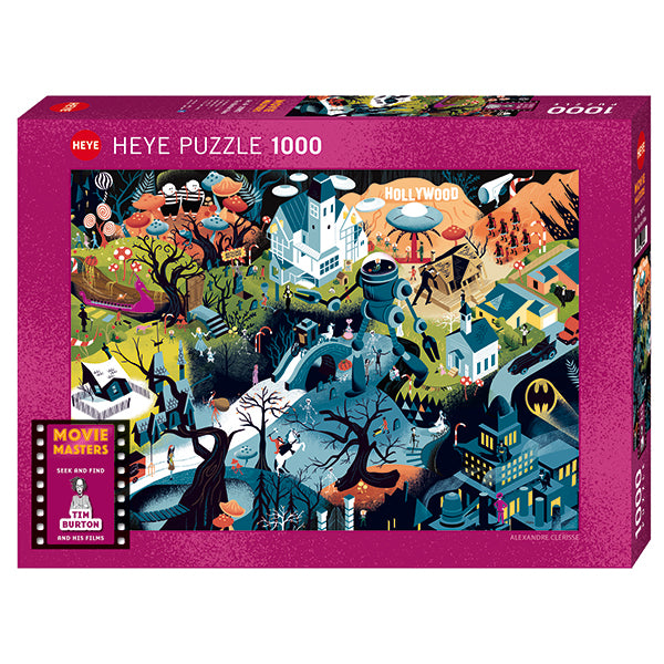 HEYE Movie Masters - Tim Burton Films 1000pcs