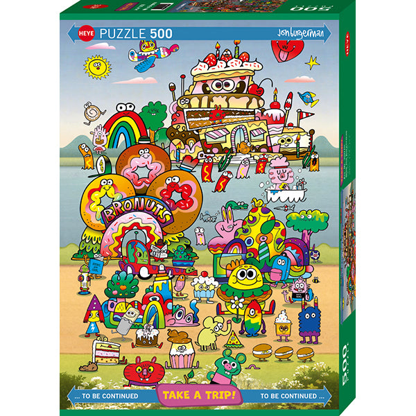 HEYE, Take a Trip!, With Jon Burgerman, 500 pcs