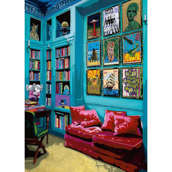 HEYE Home, Room With Red Sofa 1000pcs