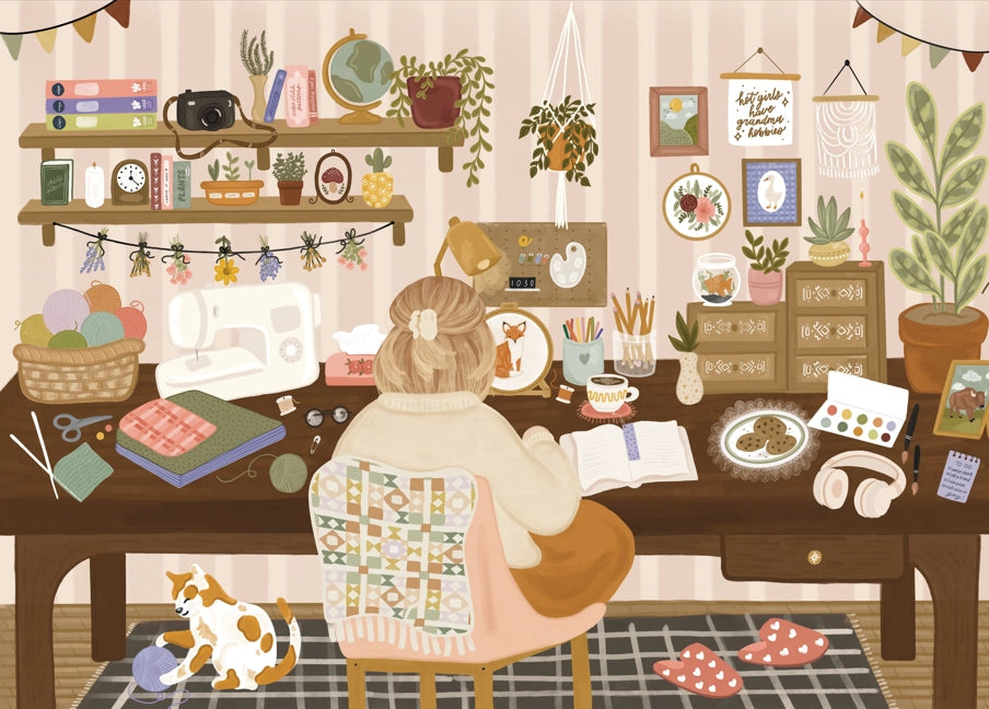 VILLAGER Grandma Hobbies | 1000-Piece Puzzle | Designed in Canada