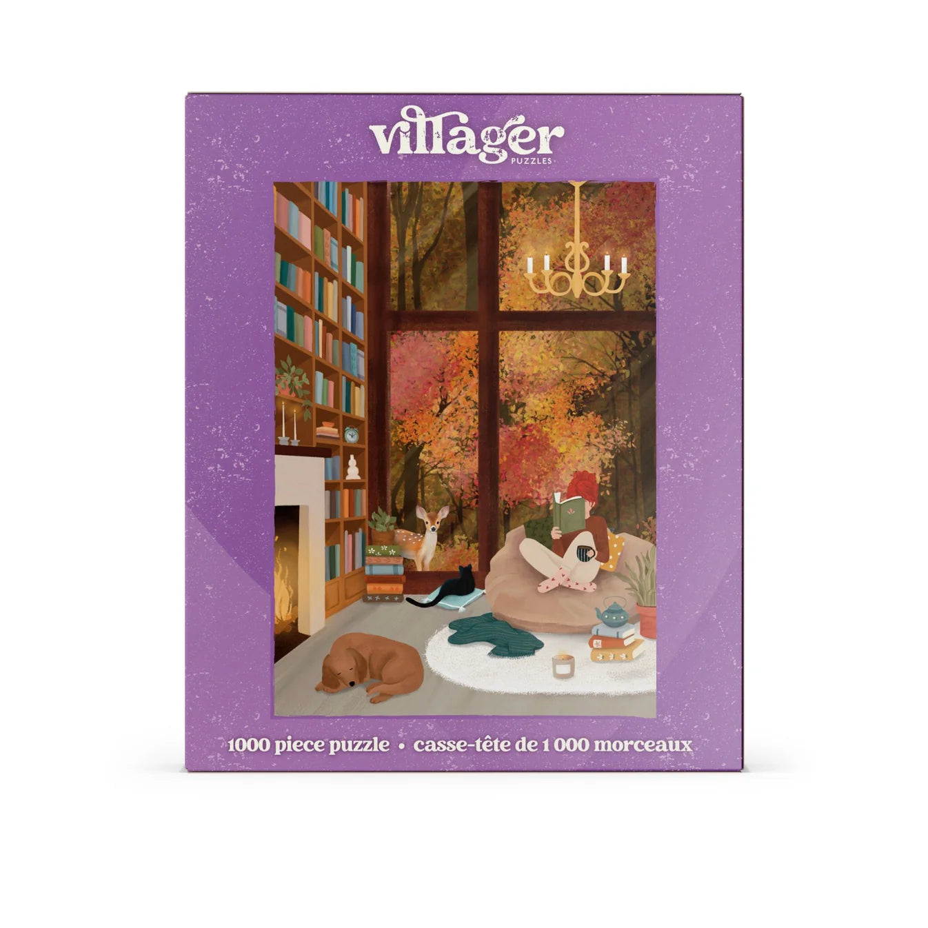 VILLAGER Dream Library | 1000-Piece Puzzle for Adults | Designed in Canada by Tara Younggren