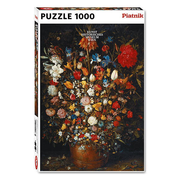 PIATNIK, Flowers in a Wooden Vessel, 1000 pcs