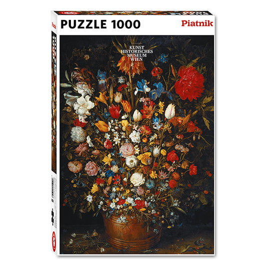 PIATNIK, Flowers in a Wooden Vessel, 1000 pcs