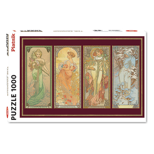 PIATNIK The Four Seasons, metallic - Mucha 1000pcs