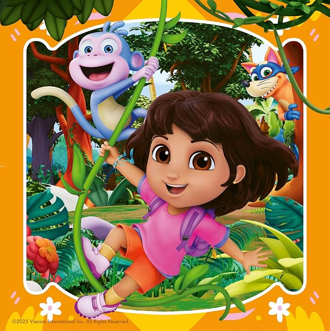 RAVENSBURGER Dora The Explorer - Ready to Party! 3x49 pc Puzzle