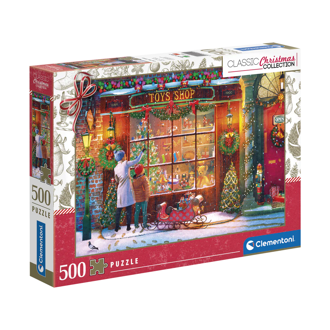 CLEMENTONI OLD TOY SHOP 500 PCS 81496