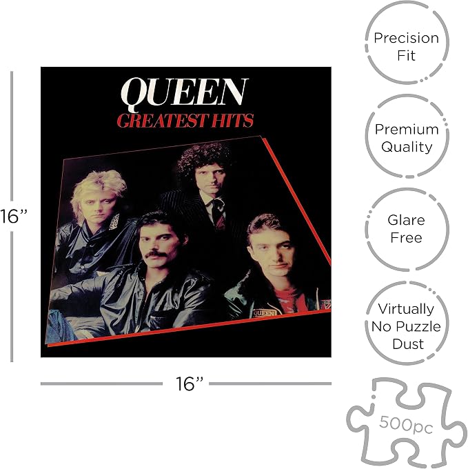 ROCK SAWS Queen Greatest Hits (500 Piece Jigsaw Puzzle)