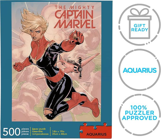 AQUARIUS Marvel Captain Marvel Cover 500 pc Puzzle