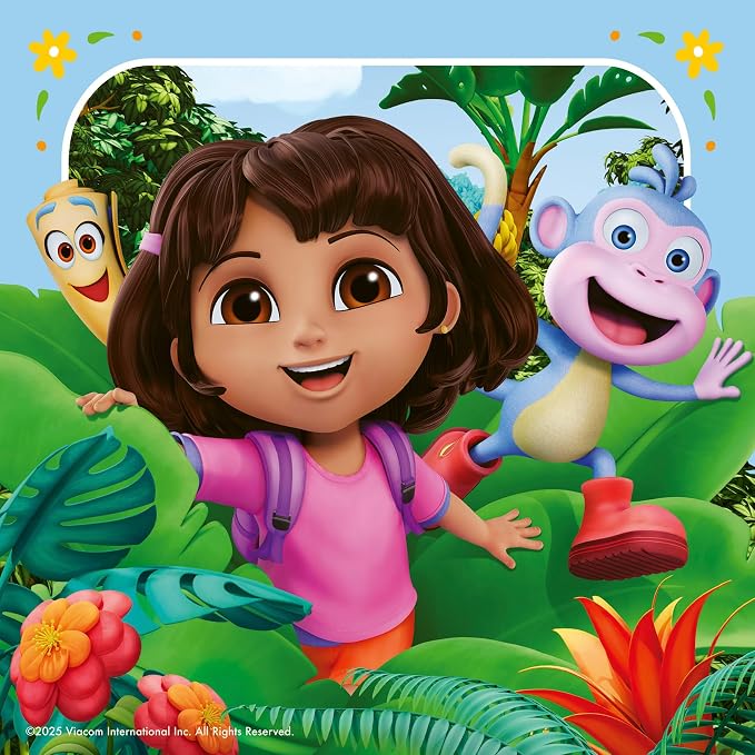 RAVENSBURGER Dora The Explorer - Ready to Party! 3x49 pc Puzzle