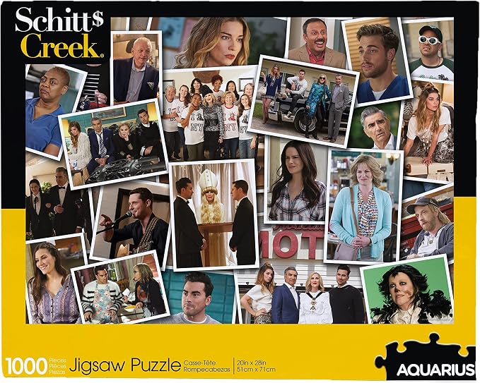 AQUARIUS Schitt's Creek Collage Puzzle (1000 Piece Jigsaw Puzzle)