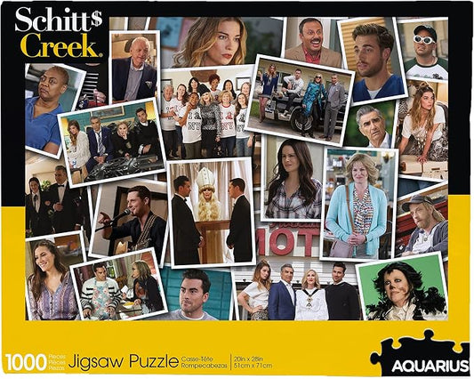 AQUARIUS Schitt's Creek Collage Puzzle (1000 Piece Jigsaw Puzzle)