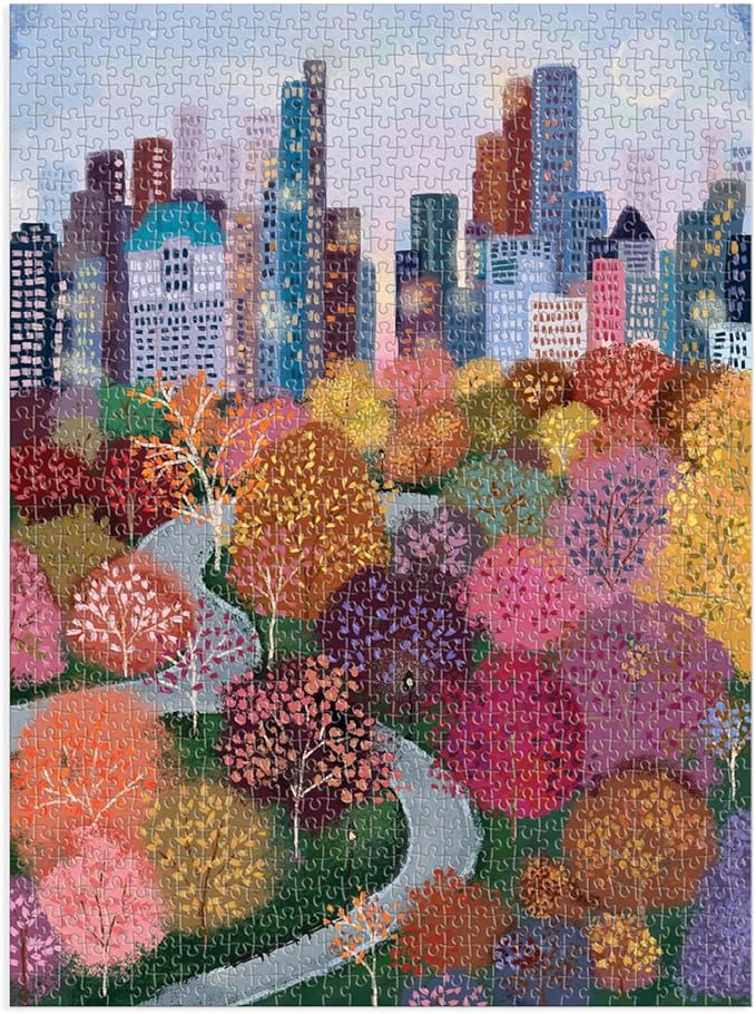 GALISON Parkside View 1000 Pc Puzzle In a Square Box