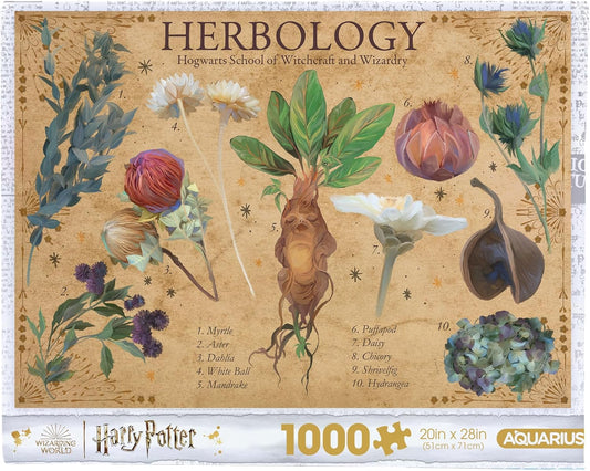 AQUARIUS Harry Potter Herbology 1000 Piece Jigsaw Puzzle