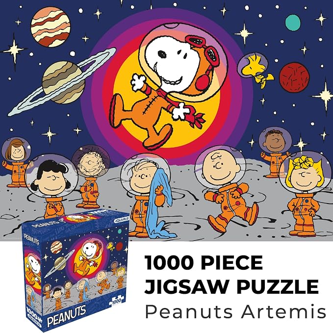 AQUARIUS Peanuts Artemis 1000 Piece Jigsaw Puzzle (8×8 Box)