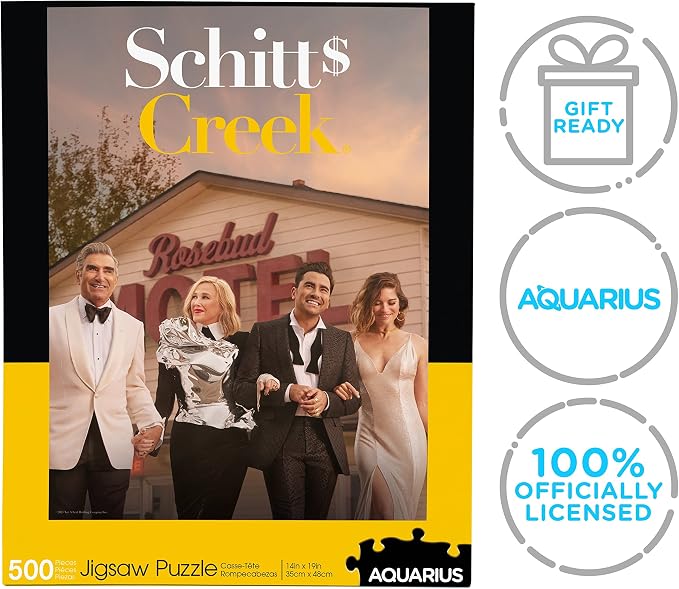 AQUARIUS Schitt's Creek Cast Puzzle (500 Piece Jigsaw Puzzle)