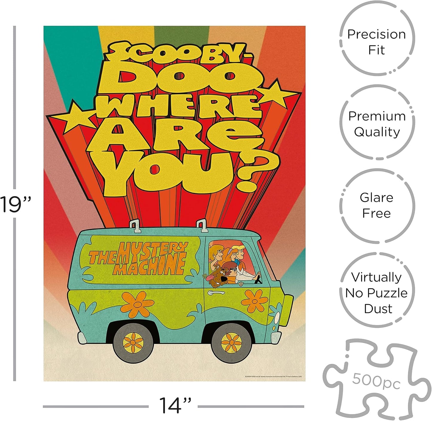 AQUARIUS Scooby Doo Where are You 500pc Puzzle