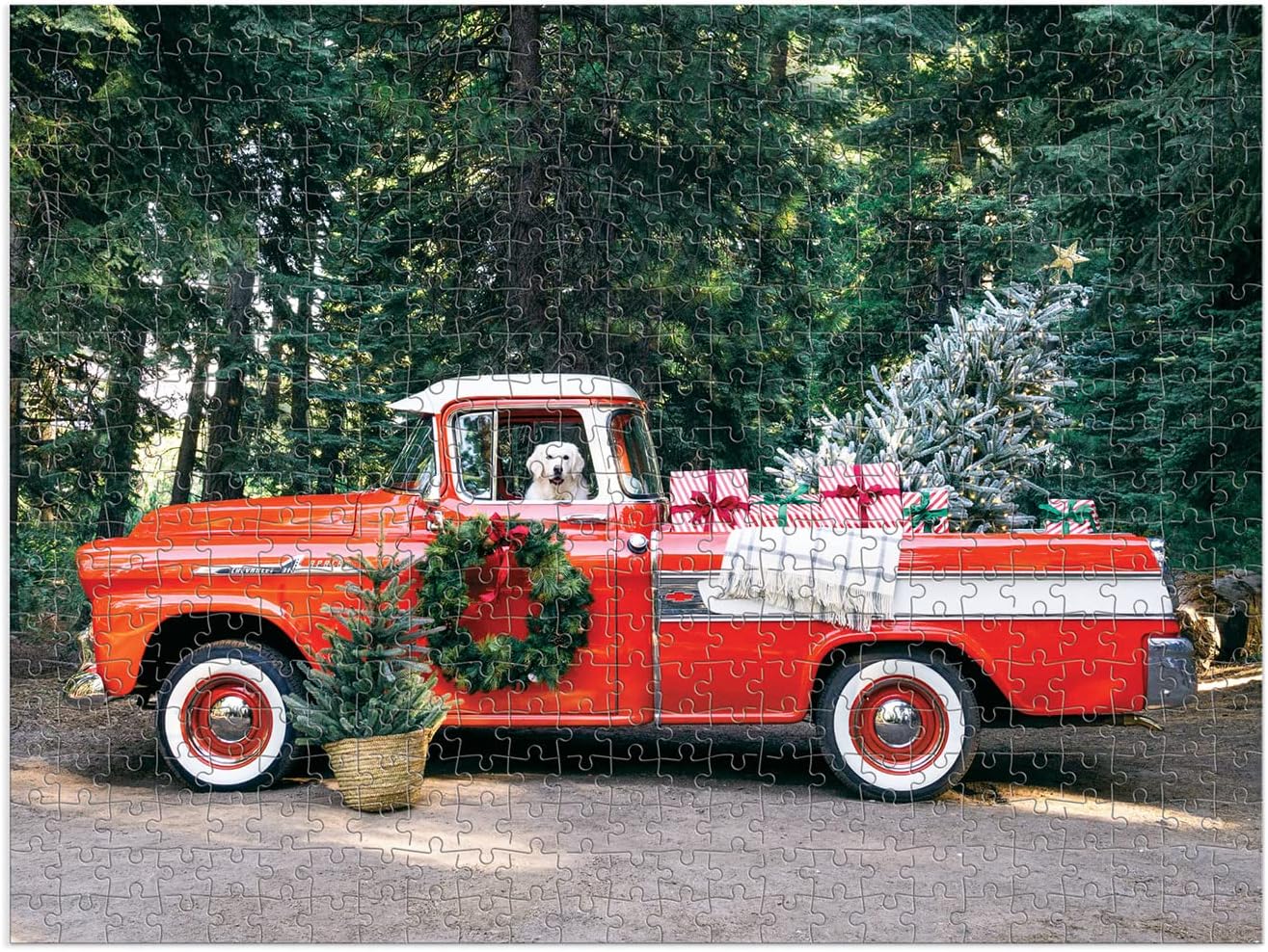 GALISON Gray Malin The Winter Holiday 500 Piece Double Sided Puzzle