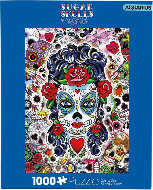AQUARIUS Sugar Skulls Puzzle (1000 Piece Jigsaw Puzzle)