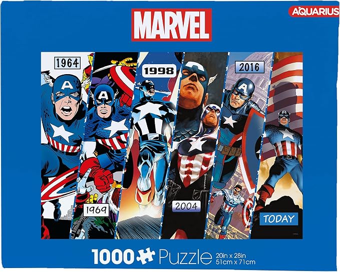 Aquarius Marvel Captain America (1000 Piece Jigsaw Puzzle)