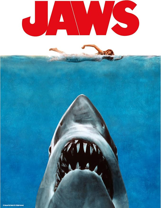 AQUARIUS JAWS One Sheet 500 Piece Jigsaw Puzzle (Vertical Box)