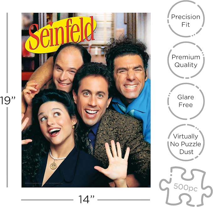 AQUARIUS Seinfeld Group Puzzle (500 Piece Jigsaw Puzzle)