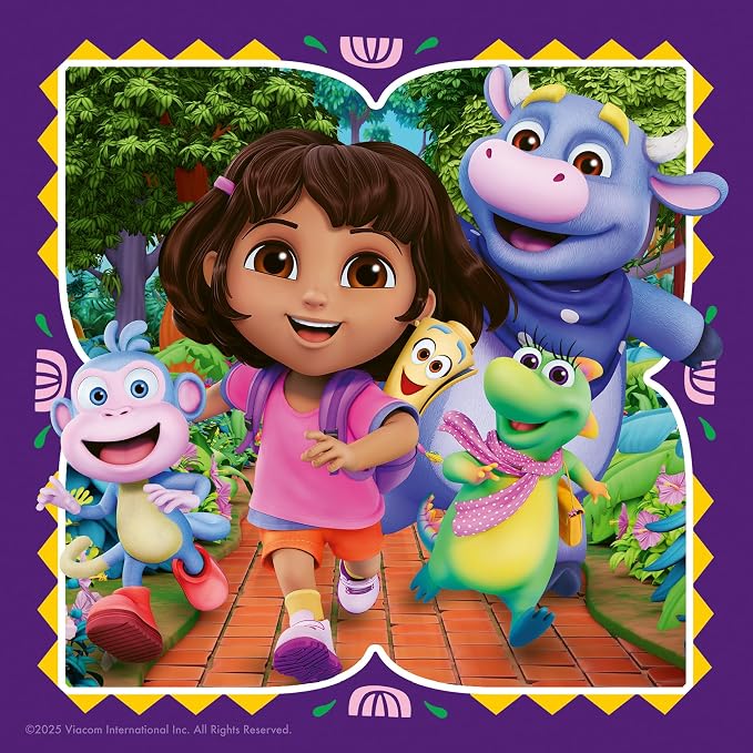 RAVENSBURGER Dora The Explorer - Ready to Party! 3x49 pc Puzzle