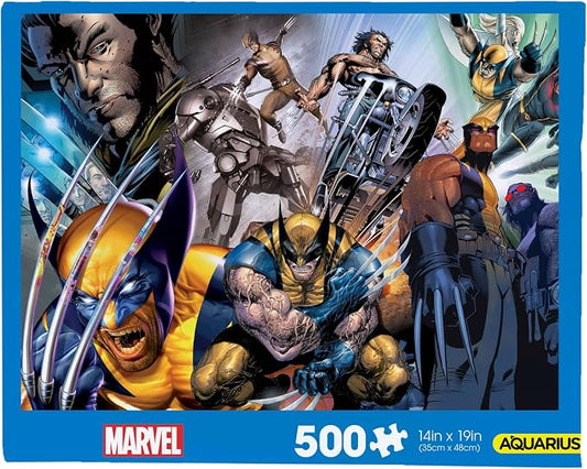 Aquarius Marvel Wolverine Collage 500 Piece Jigsaw Puzzle
