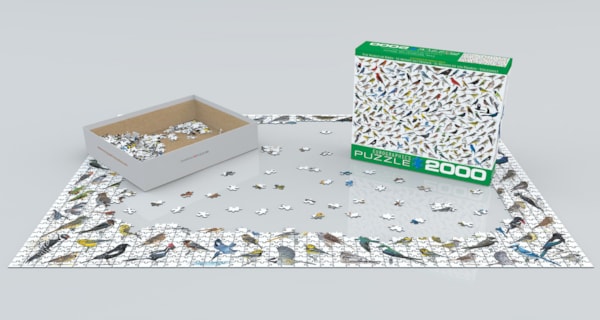Eurographics, The World of Birds by David Sibley 2000-Piece Puzzle