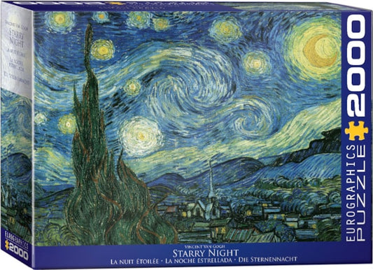 Eurographics Starry Night by Vincent van Gogh 2000-Piece Puzzle