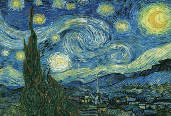 Eurographics Starry Night by Vincent van Gogh 2000-Piece Puzzle