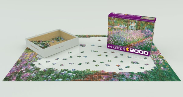 EUROGRAPHICS Monet's Garden by Claude Monet 2000-Piece Puzzle