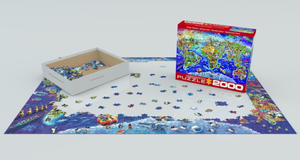 Eurographics Crazy World 2000-Piece Puzzle