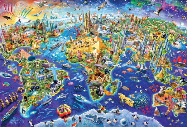 Eurographics Crazy World 2000-Piece Puzzle
