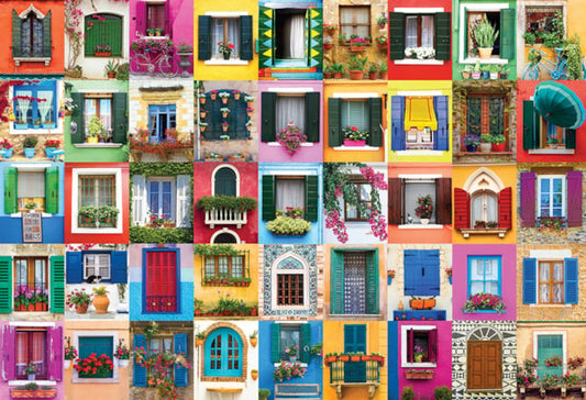Eurographics Puzzles, Mediterranean Windows. 2000-Piece Puzzle