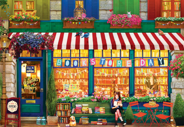 Eurographics, The Old Bookstore 2000 piece Puzzle