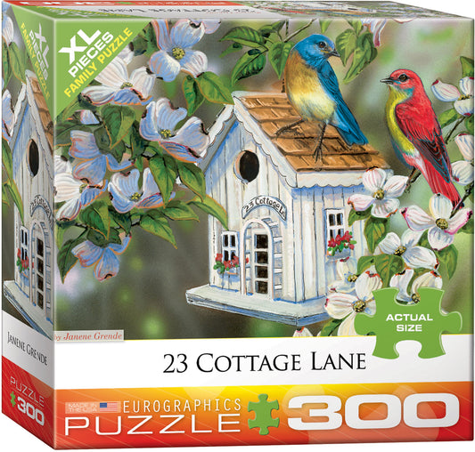 Eurographics 23 Cottage Lane  XL Oversize 300 pieces Puzzle