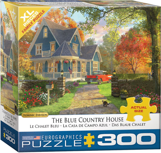 Eurographics The Blue Country House  XL Oversize 300 pieces Puzzle