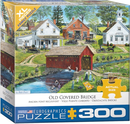 Eurographics Old Covered Bridge XL Oversize 300 pieces Puzzle