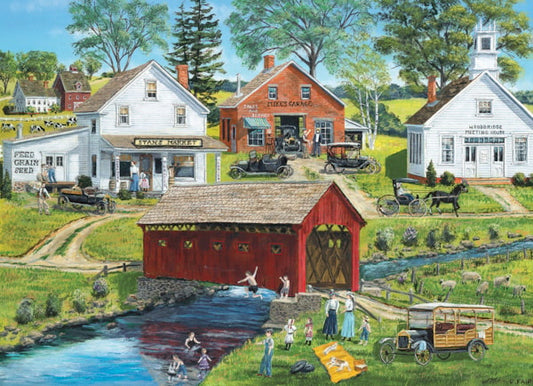 Eurographics Old Covered Bridge XL Oversize 300 pieces Puzzle