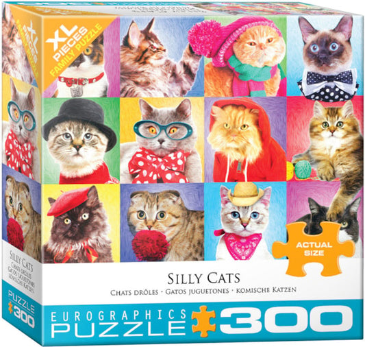 Eurographics Silly Cats  XL Oversize 300 Pieces Puzzle