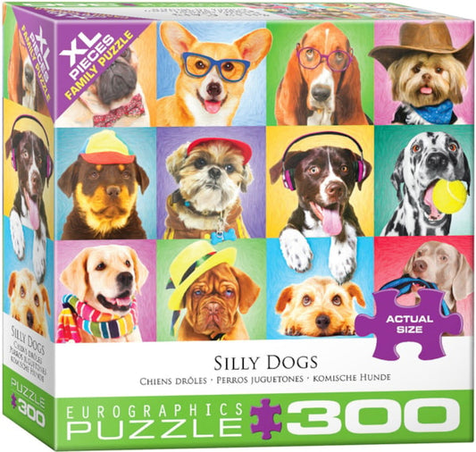 Eurographics Silly Dogs  XL Oversize 300  Puzzle.